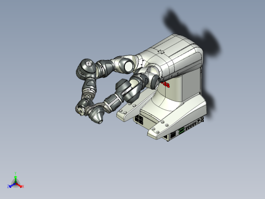 ABB IRB14000 YUMI双臂工业机器人资料正等轴测缩略图