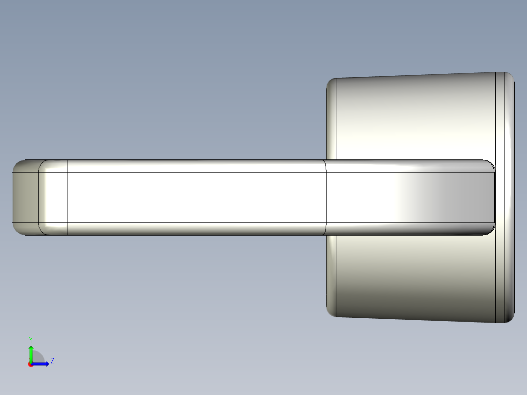 WING NUT 5-16in-18 Thread size 1-2in Base Diameter.x_t左视图