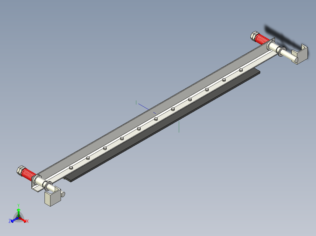 TD75型带式输送机弹簧清扫器 TD6E