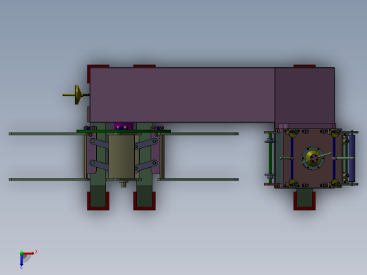 整平收料机俯视缩略图