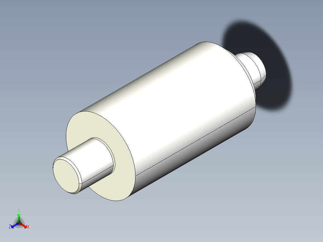 分割定位柱(焊接型)(無把手)2212-3D多系列多零件图纸模型主视图