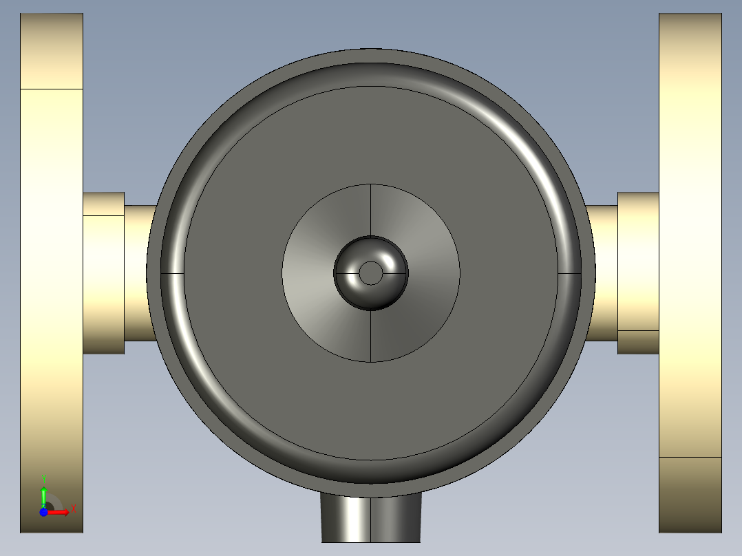 8DKOMCP NO 气动隔膜阀常开，固定法兰钻孔PN10 16。面对面根据EN 558-1 PP-H前视图