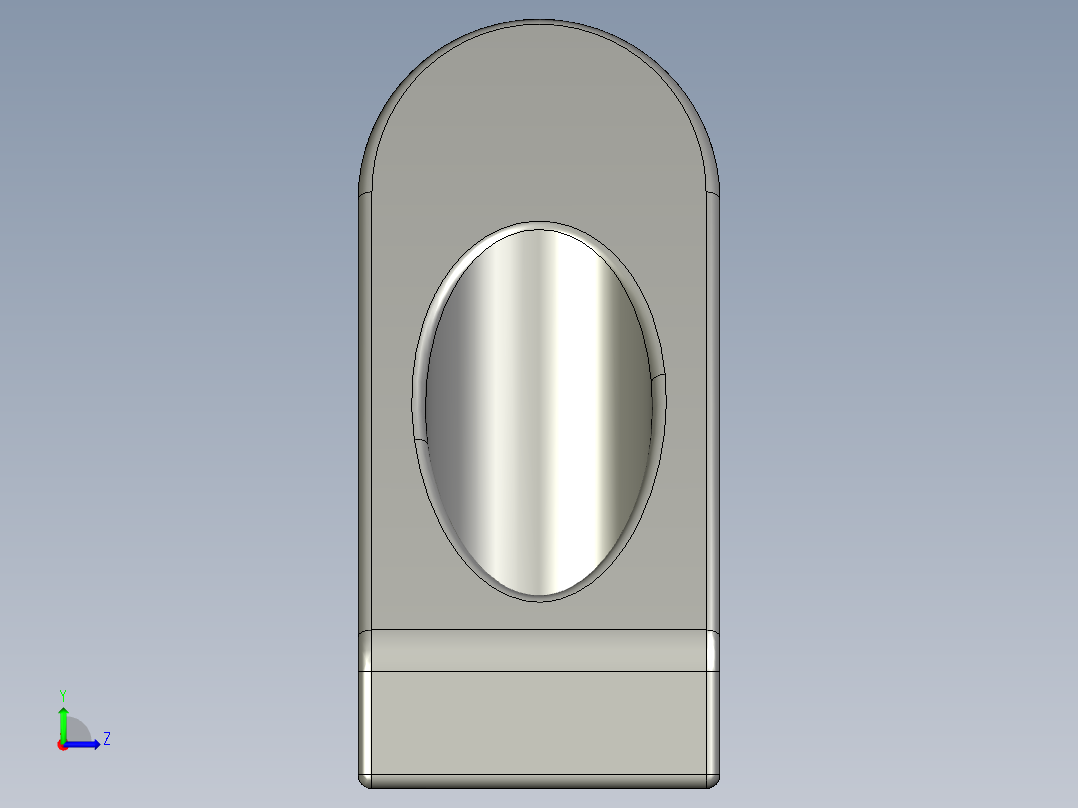 取手(鋁合金)RP-3D多系列多零件图纸模型左视图