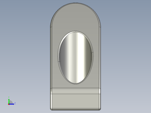 取手(鋁合金)RP-3D多系列多零件图纸模型左视缩略图