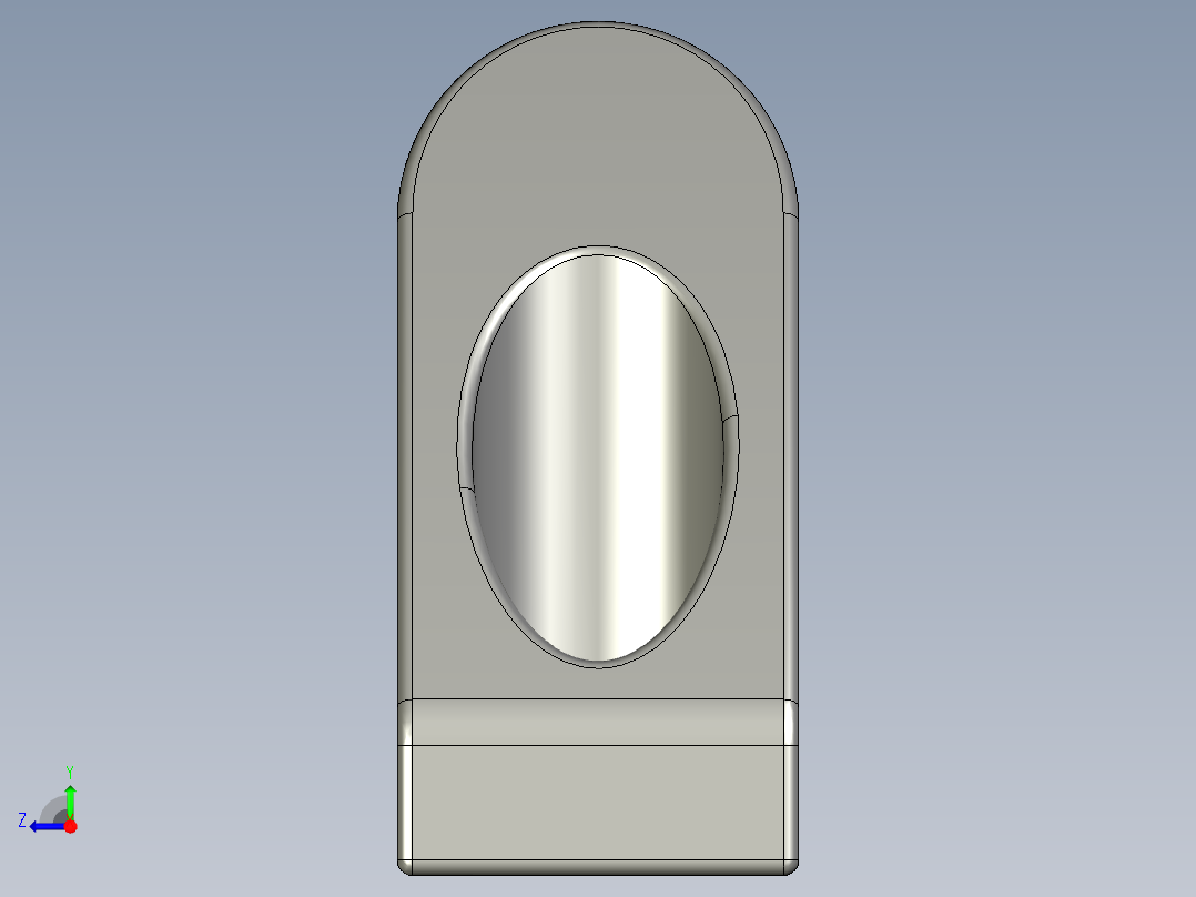 取手(鋁合金)RP-3D多系列多零件图纸模型右视图