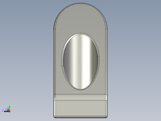 取手(鋁合金)RP-3D多系列多零件图纸模型右视缩略图