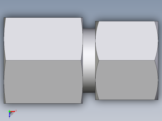 卡套式工业通用硬管接头EO_Swivel_connector_GAI10ZSR71俯视缩略图