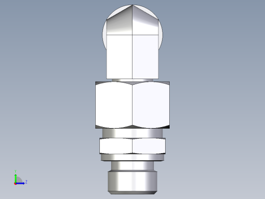 卡套式工业通用硬管接头EO_Assembled_adjustable_standpipe_elbow_EVW15LMOMD71左视缩略图