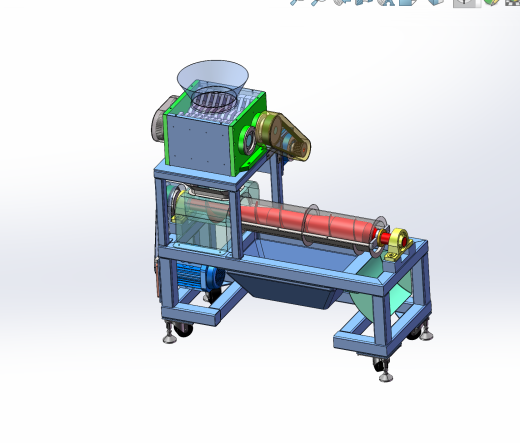 厨余垃圾尾菜处理机三维缩略图