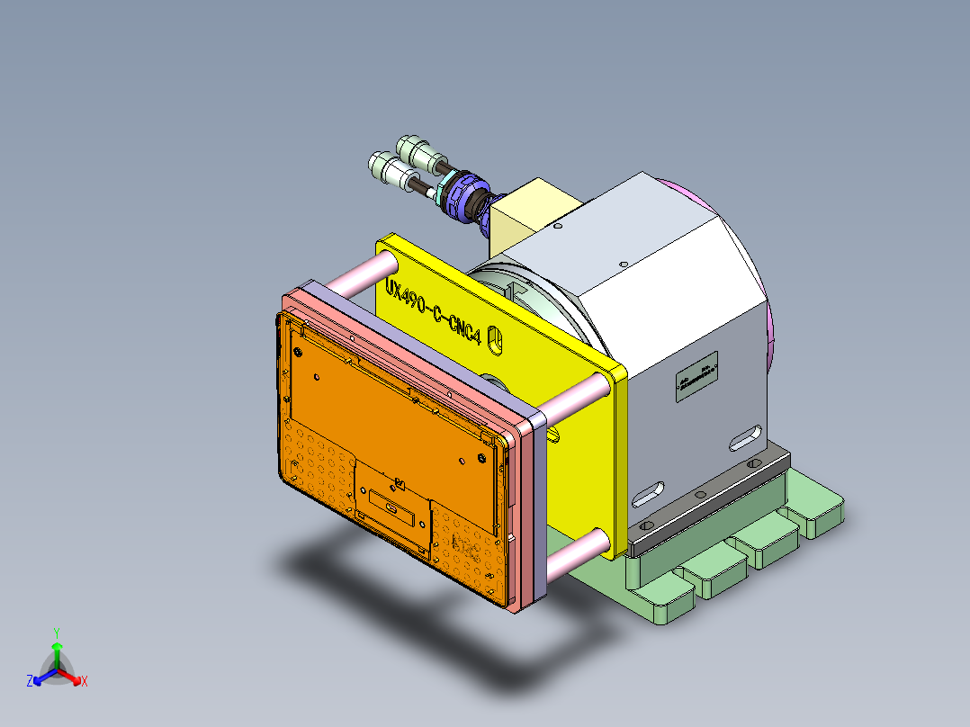 UX490-C-CNC4-1119正等轴测图