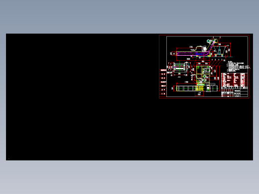 刮板式排屑机CAD图纸
