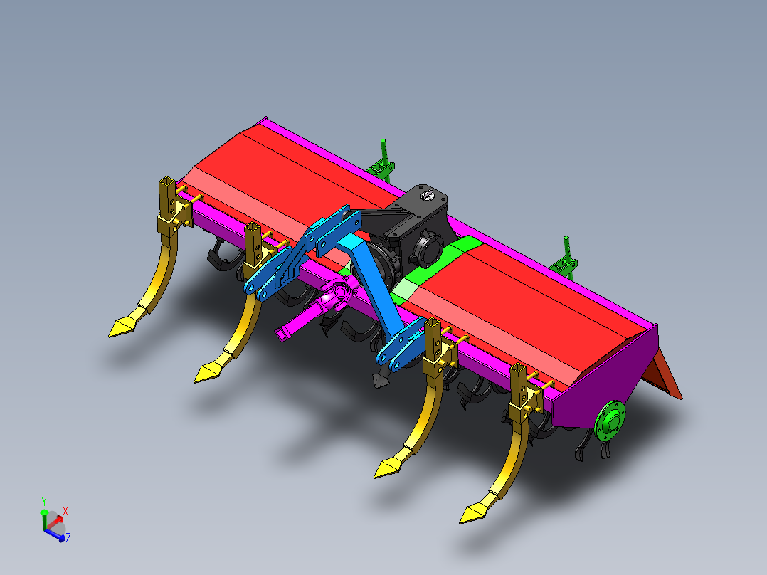 基于SW旋耕深松机设计
