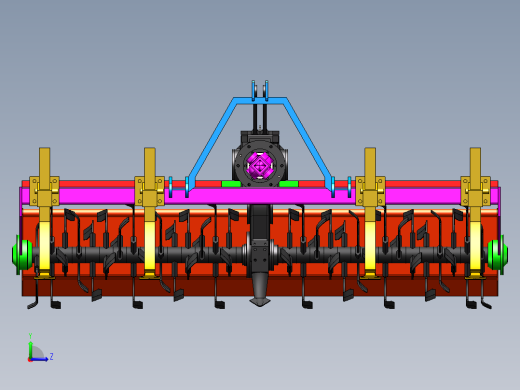 基于SW旋耕深松机设计左视缩略图