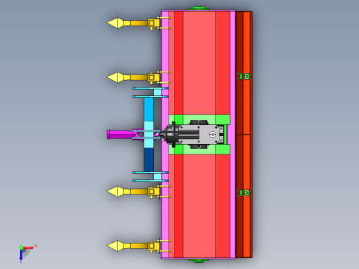基于SW旋耕深松机设计俯视缩略图