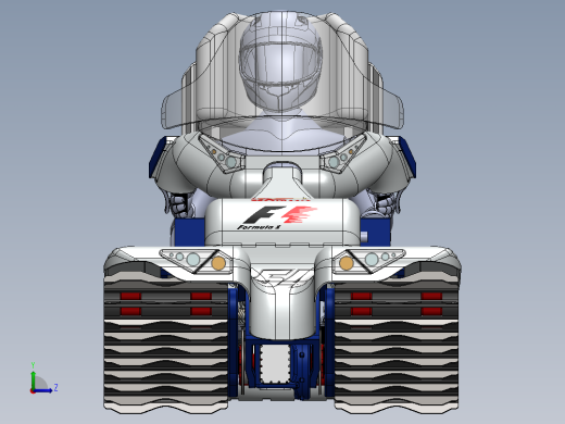 雪地漂移履带车左视缩略图