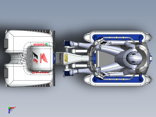 雪地漂移履带车俯视缩略图