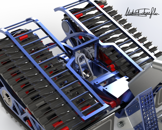 雪地漂移履带车缩略图