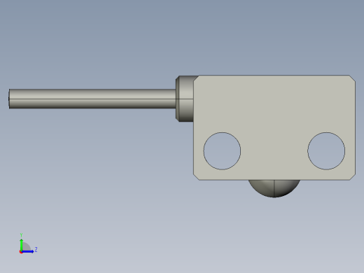 基恩士PS-55_kc图纸模型左视缩略图