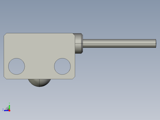 基恩士PS-55_kc图纸模型右视缩略图
