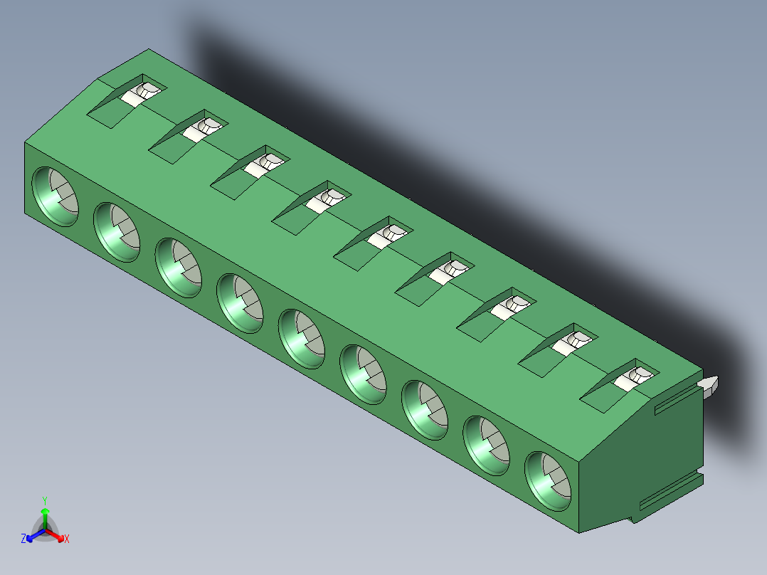 DG127-5.0-09P-14正等轴测图