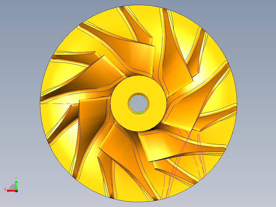 离心压气机试验台设计-后视图