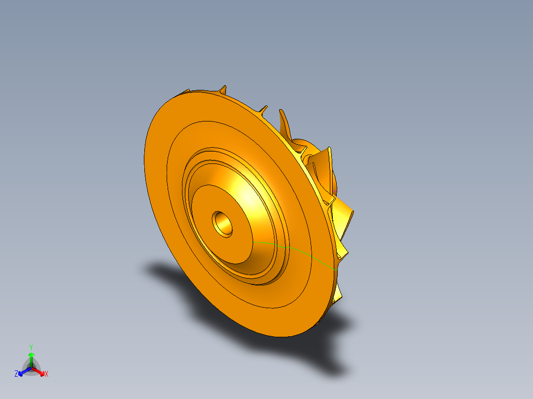 离心压气机试验台设计-正等轴测图