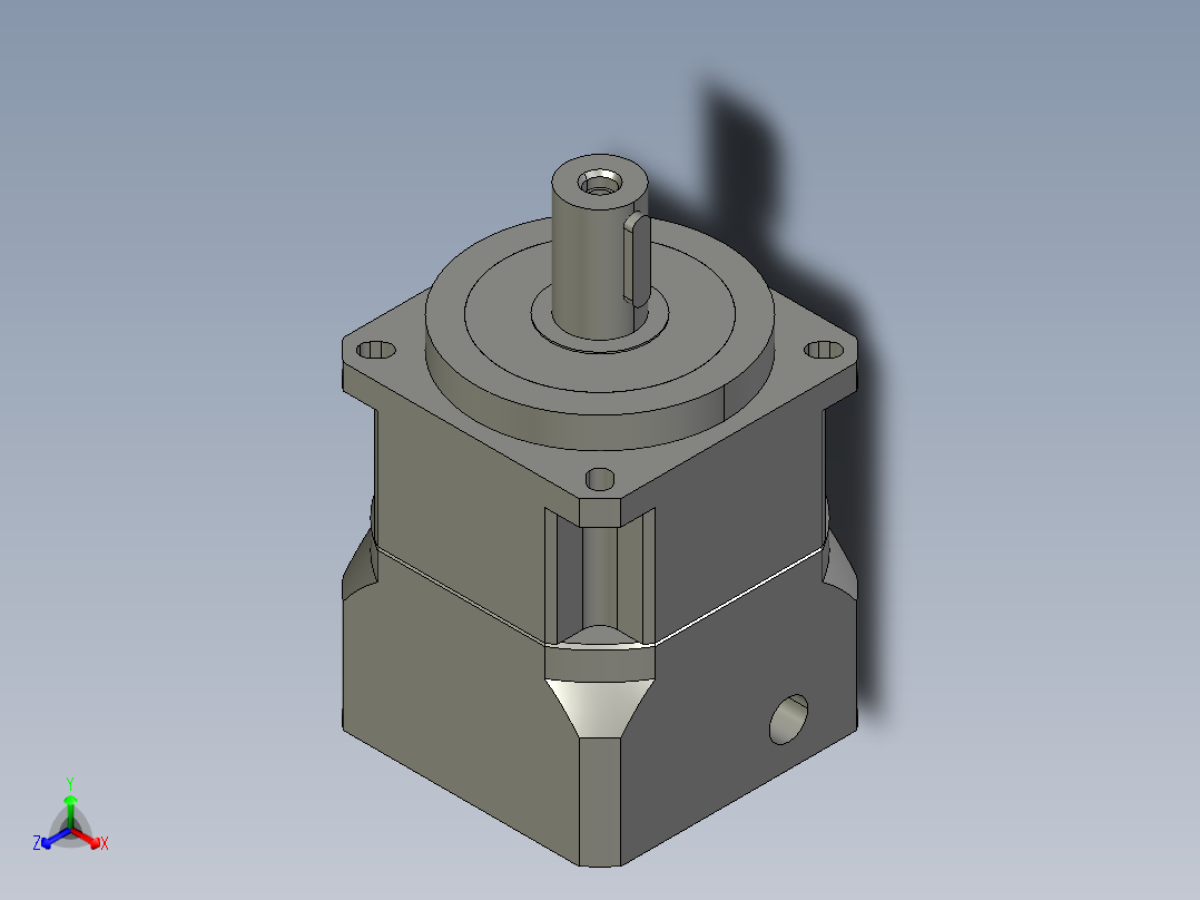斜齿PGH090-L1 19-70-90-M5 输出PCD105.STEP主视图