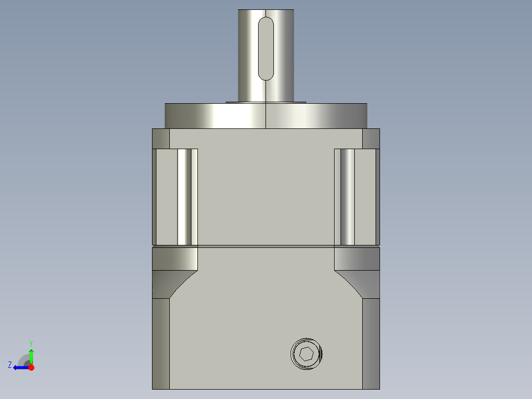 斜齿PGH090-L1 19-70-90-M5 输出PCD105.STEP右视图