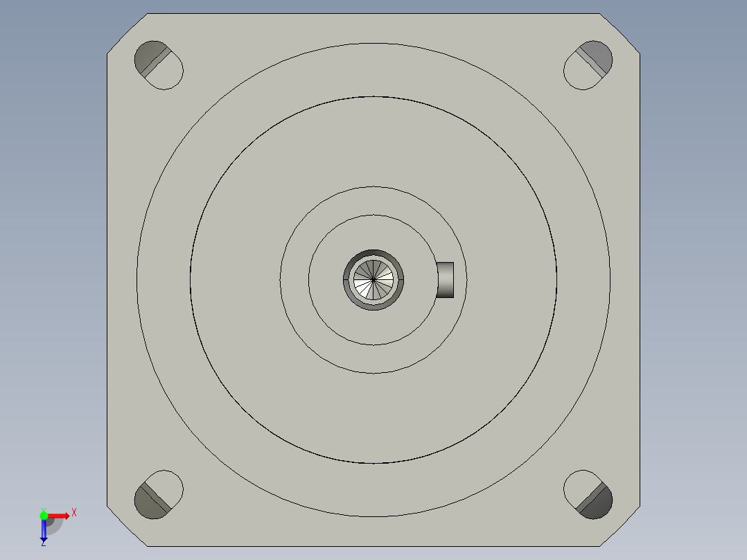 斜齿PGH090-L1 19-70-90-M5 输出PCD105.STEP俯视图
