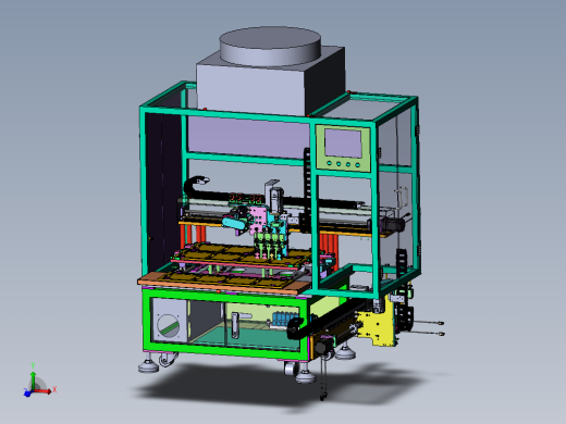 自动摆盘机（sw19可编辑+bom）