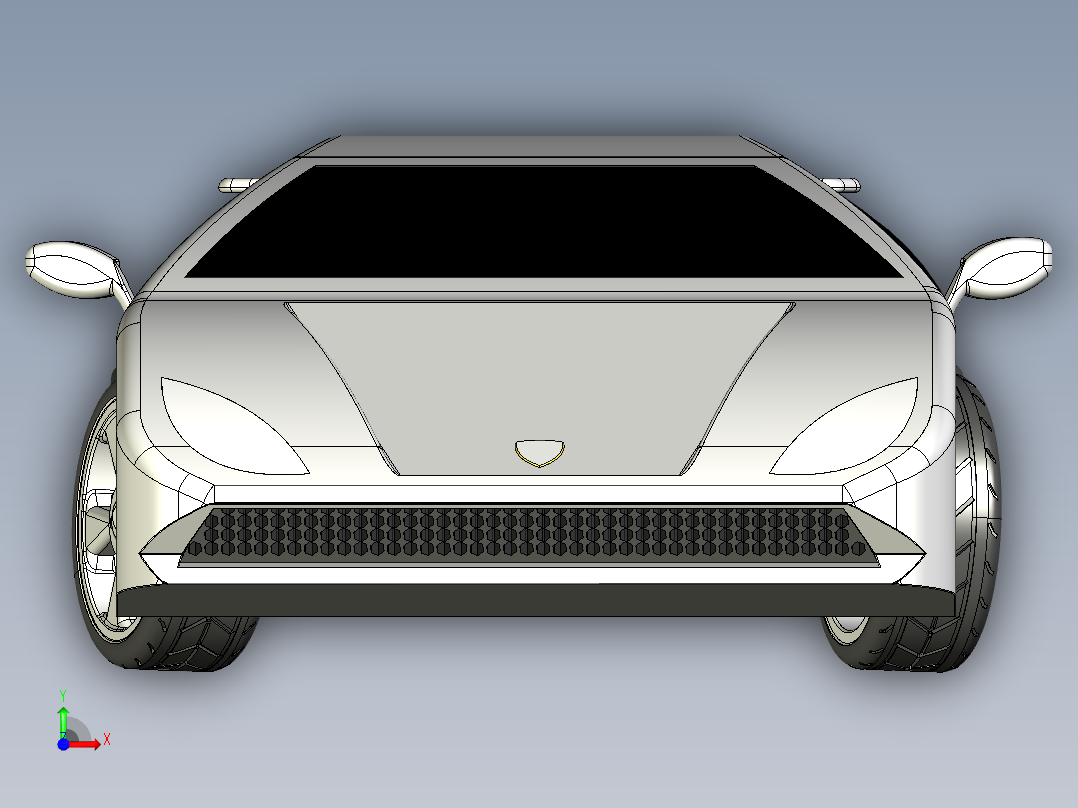 兰博基尼前视图