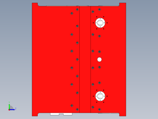 磨床底座加工图左视缩略图