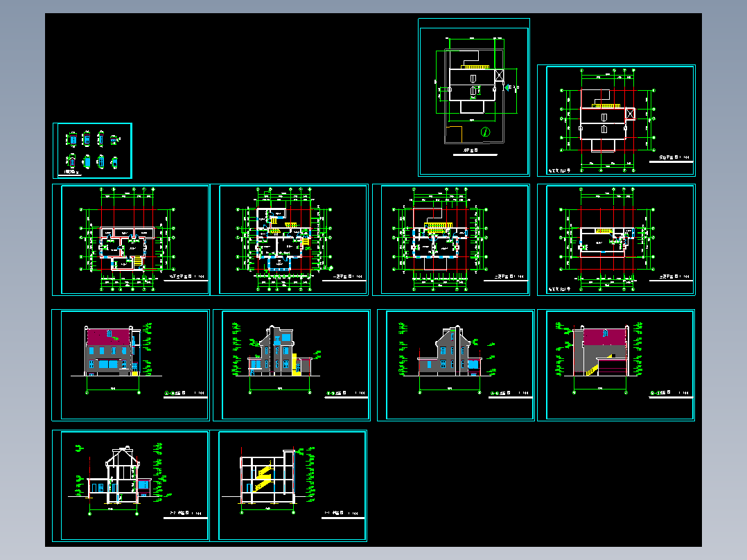 小住宅设计图纸