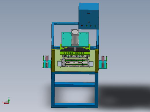 AL头道D条定长打孔一体机（sw18可编辑+工程图）