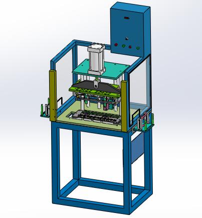 AL头道D条定长打孔一体机（sw18可编辑+工程图）