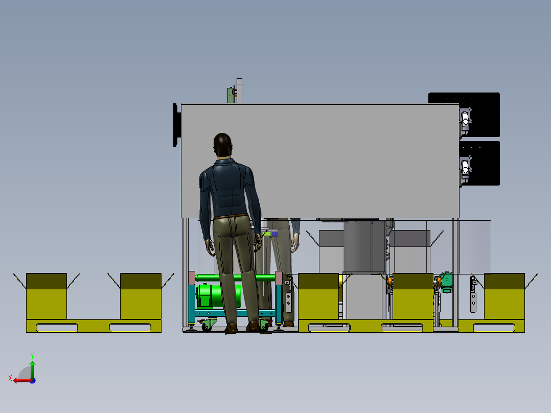 方形铝壳电池分选机sw21可编辑后视图