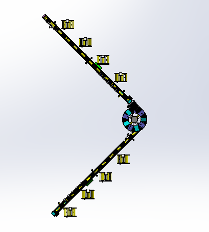 自动升降环形动力生产称重线sw17可编辑