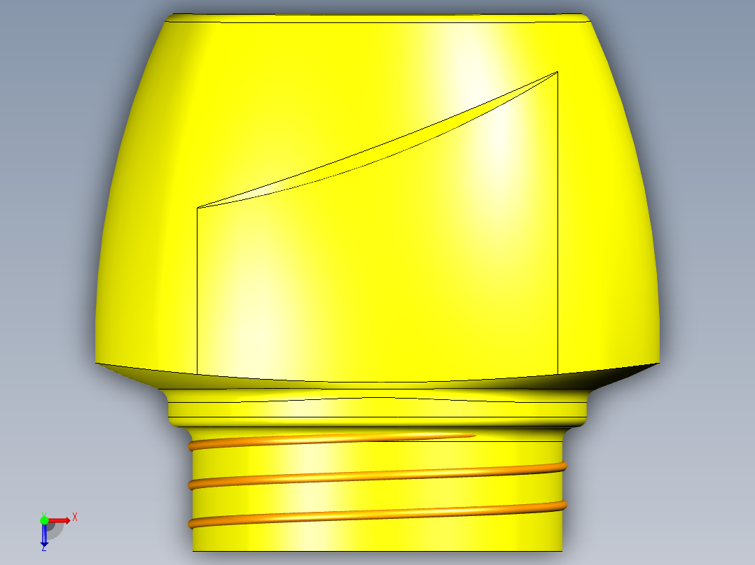 NX建模之“迷你型”小水瓶俯视图