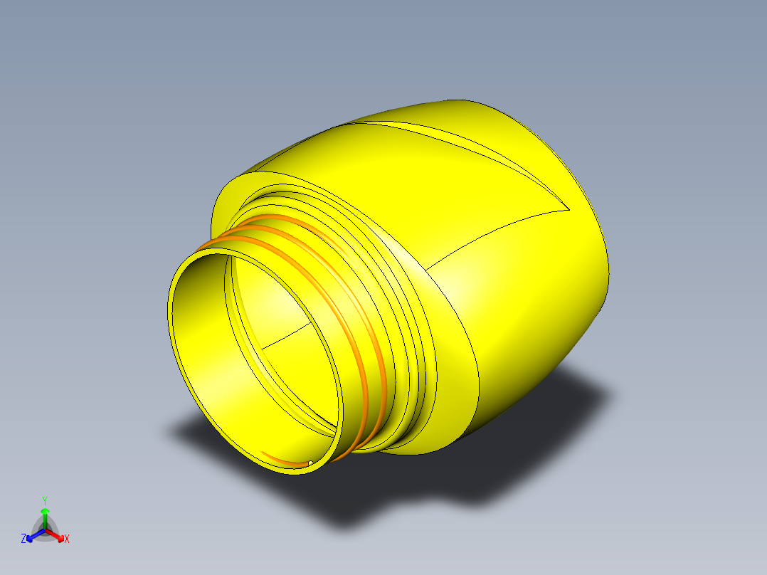 NX建模之“迷你型”小水瓶正等轴测图