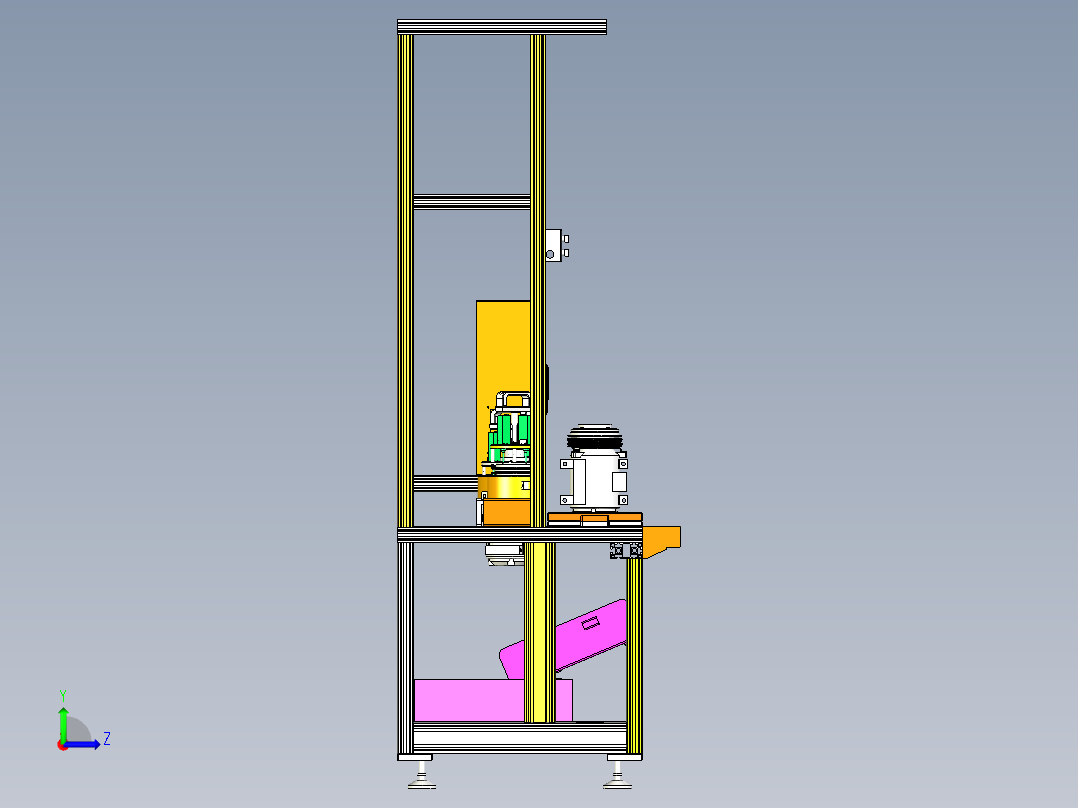 离合器组装机左视图