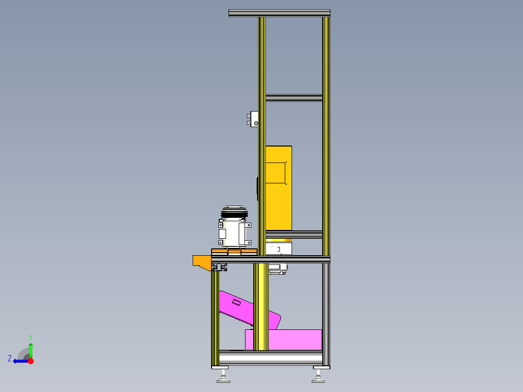 离合器组装机右视图