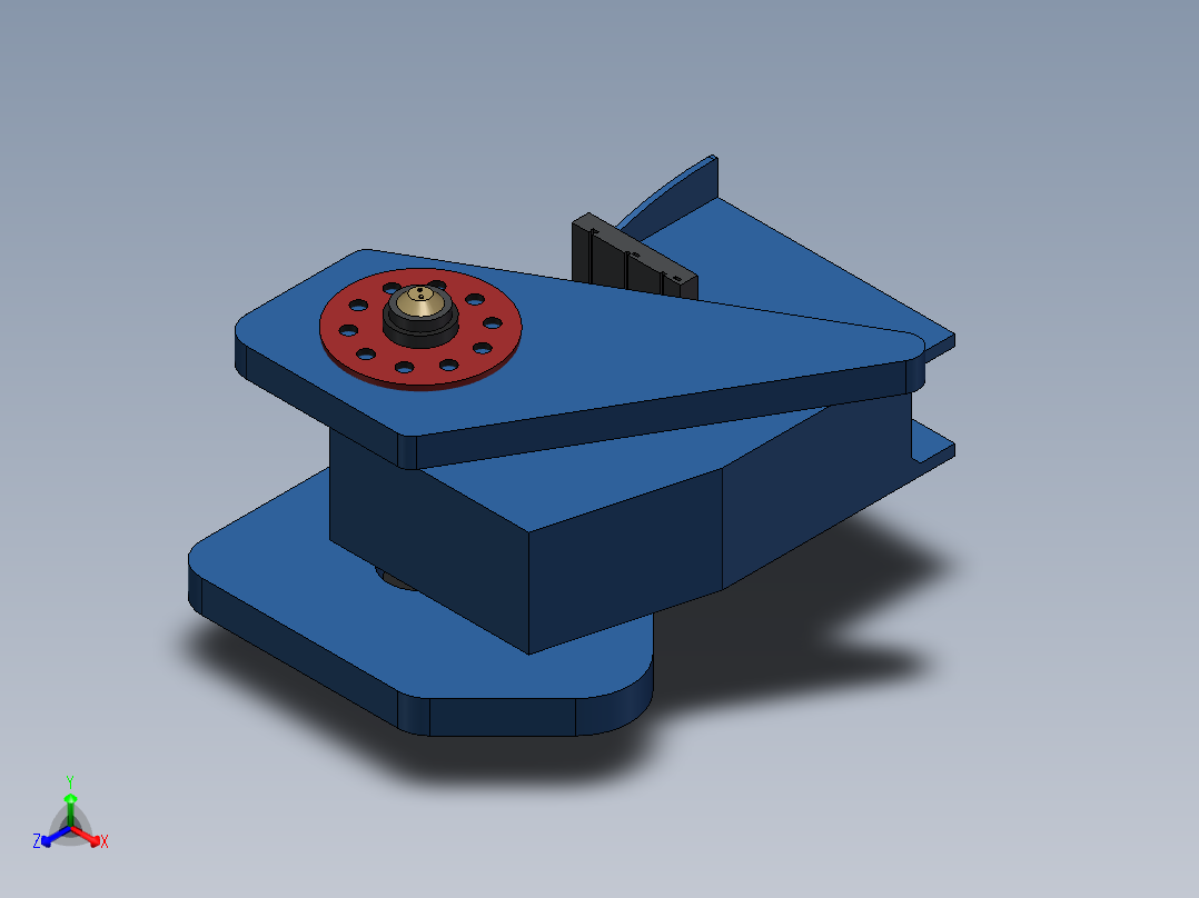 通用冲床模型正等轴测图