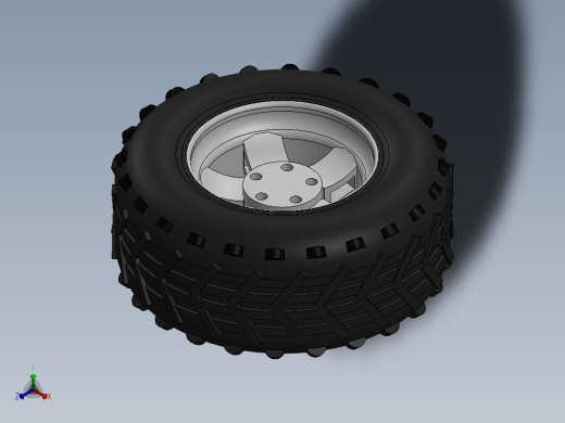 车轮子正等轴测缩略图