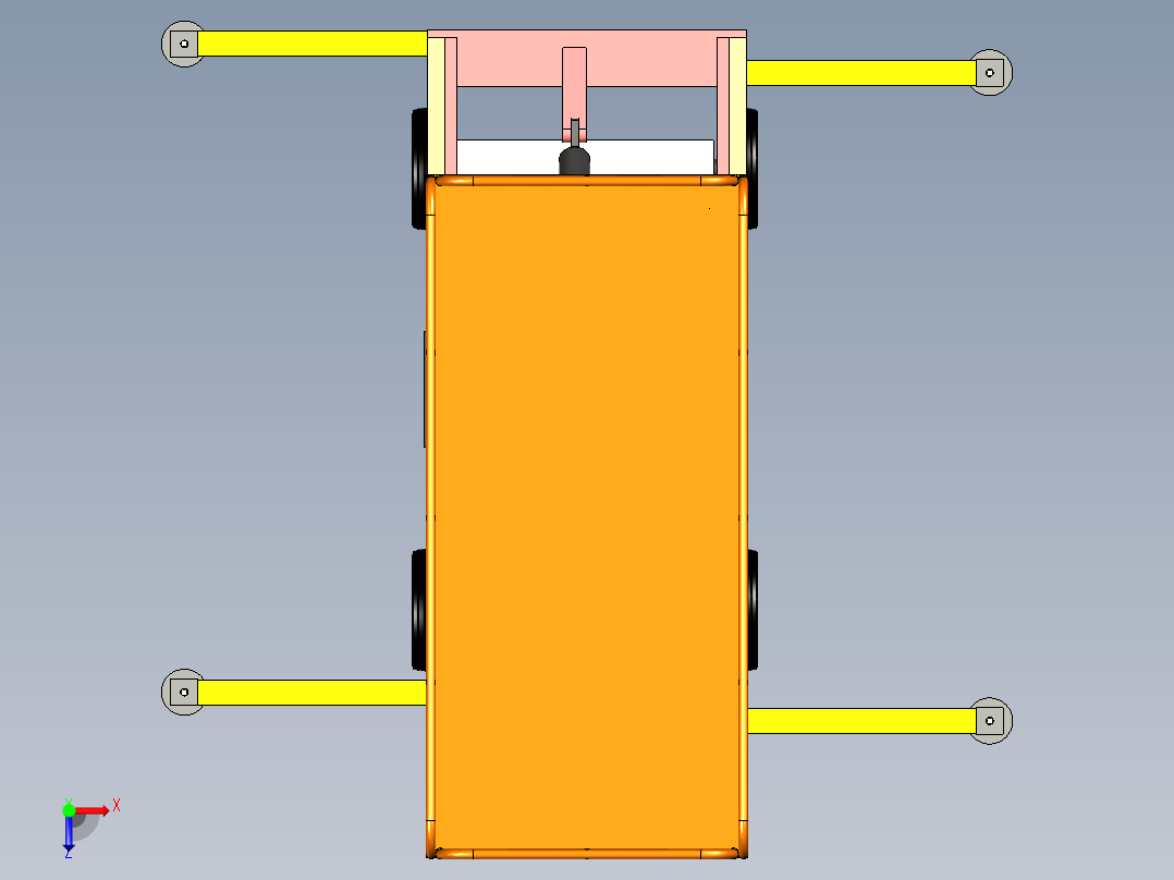 货物升降机俯视图