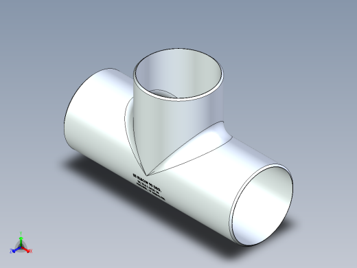B3004352-等径三通 ASME B16.9 4英寸