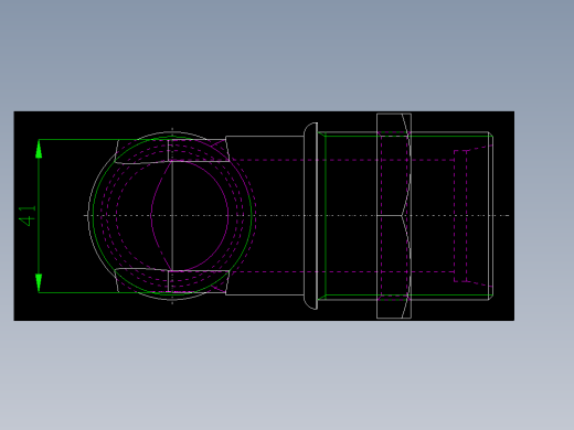 PARKER管接头EO Bulkhead elbow WSV35LOMD71(16)_top