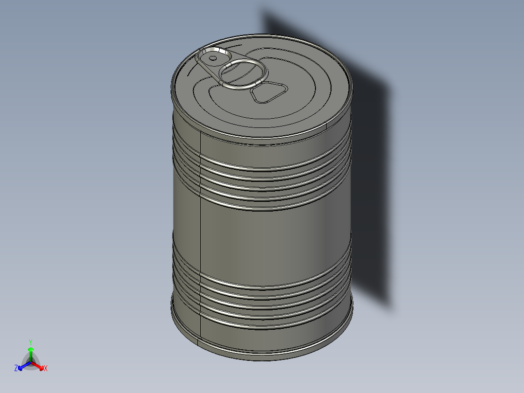 易拉罐三维模型