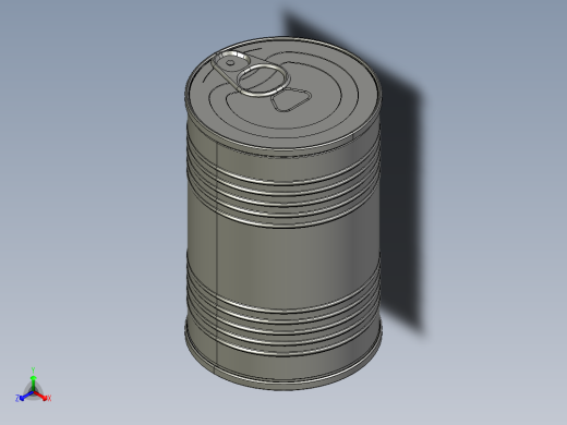 易拉罐三维模型