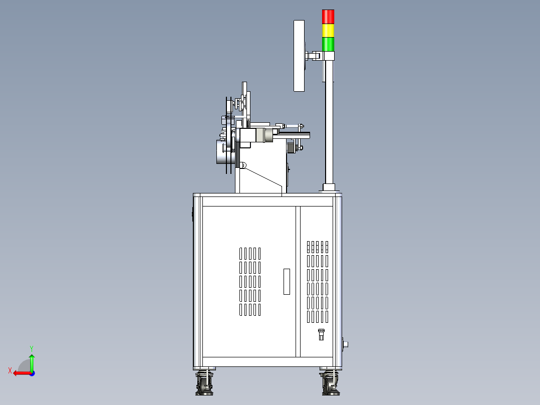 微电子产品检查设备（编带上下料检查）后视图