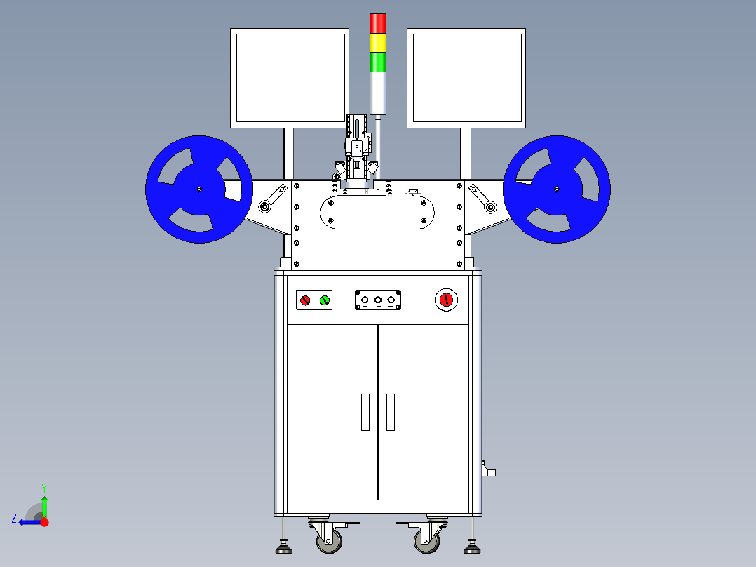 微电子产品检查设备（编带上下料检查）右视图